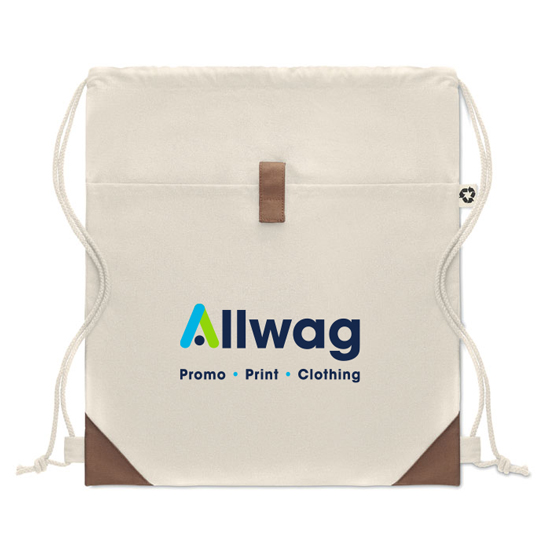 Recycled Cotton Drawstring Bag